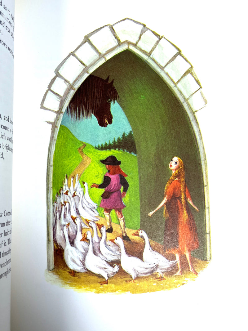 Brothers Grimm, Grimm's Fairytales, 3 vols., Illus. Lucille Corcos, SIGNED, 1962, NF HC w/slipcase.