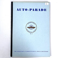 International Automobile Parade, Vol II, Arthur Logoz, 1958, Near Fine HC