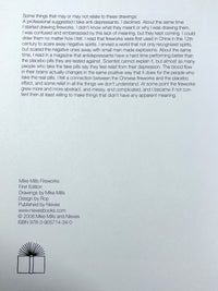 Mike Mills: Fireworks, Nieves, First Edition, 2008, Near Fine staplebound