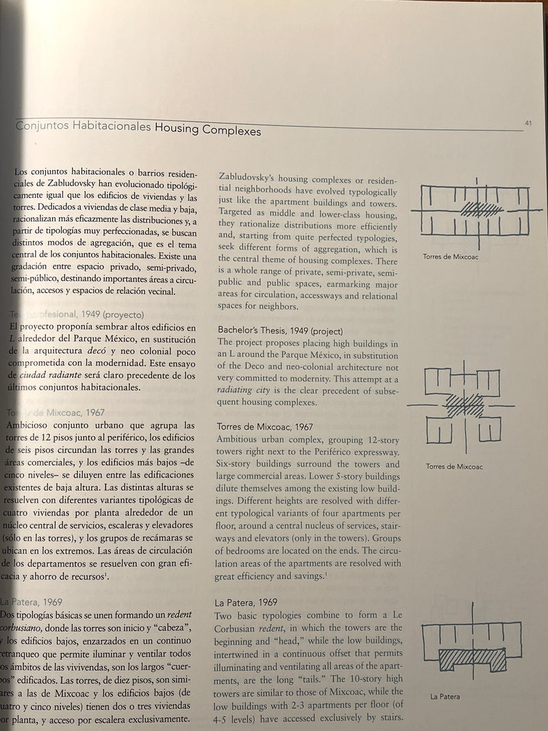 Abraham Zabludovsky y la Vivienda, Arquine, 2000, 1st Ed., Fine Catalogue