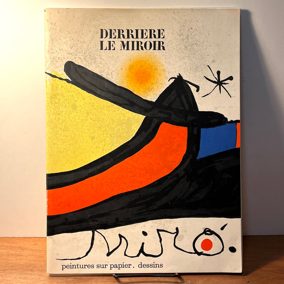 Derriere le Miroir: Miro; Peintures sur Papier, Dessins, 1971, 3 Miro Prints, VG