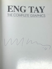 Eng Tay, The Complete Graphics, Tapir Editions 1993, G+ SC, SIGNED