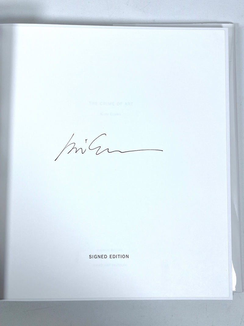 Kota Ezawa, The Crime of Art, 2017, SIGNED, New hardcover w/DJ +  accordion prints
