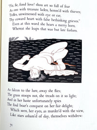 Shakespeare: Venus and Adonis, Rockwell Kent, 1931, SIGNED, Very Good HC w/slipcase