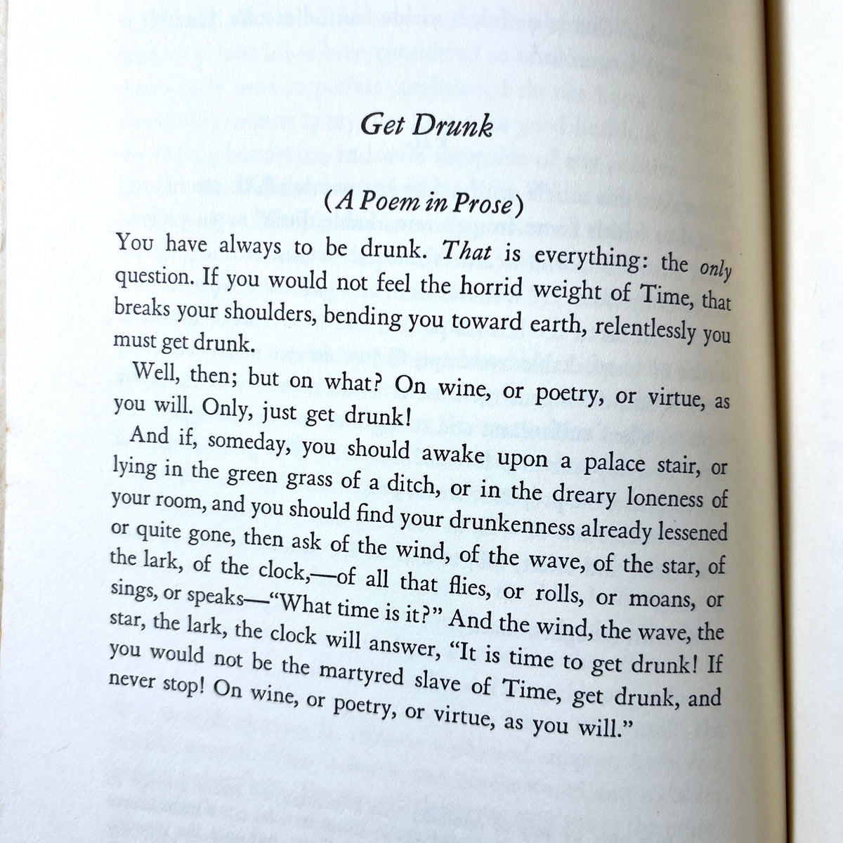 Artificial Paradise: On Hashish and Wine, Charles Baudelaire, 1971, Very Good SC