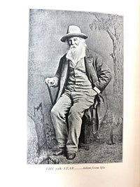 Walt Whitman, The Complete Poems & Prose of Walt Whitman, SIGNED, 1889 VG