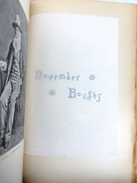 Walt Whitman, The Complete Poems & Prose of Walt Whitman, SIGNED, 1889 VG