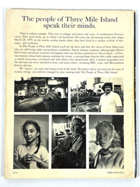 The People of Three Mile Island, Robert Del Tredici, 1980, Very Good softcover.