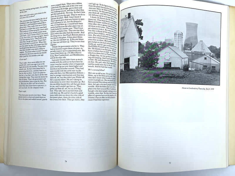 The People of Three Mile Island, Robert Del Tredici, 1980, Very Good softcover.