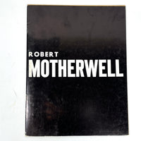 Robert Motherwell, Sidney Janis Gallery, RARE, 1961 exhibit catalog, Very Good staplebound.