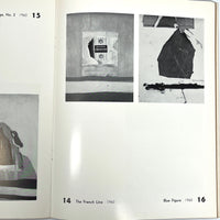 Robert Motherwell, Sidney Janis Gallery, RARE, 1961 exhibit catalog, Very Good staplebound.