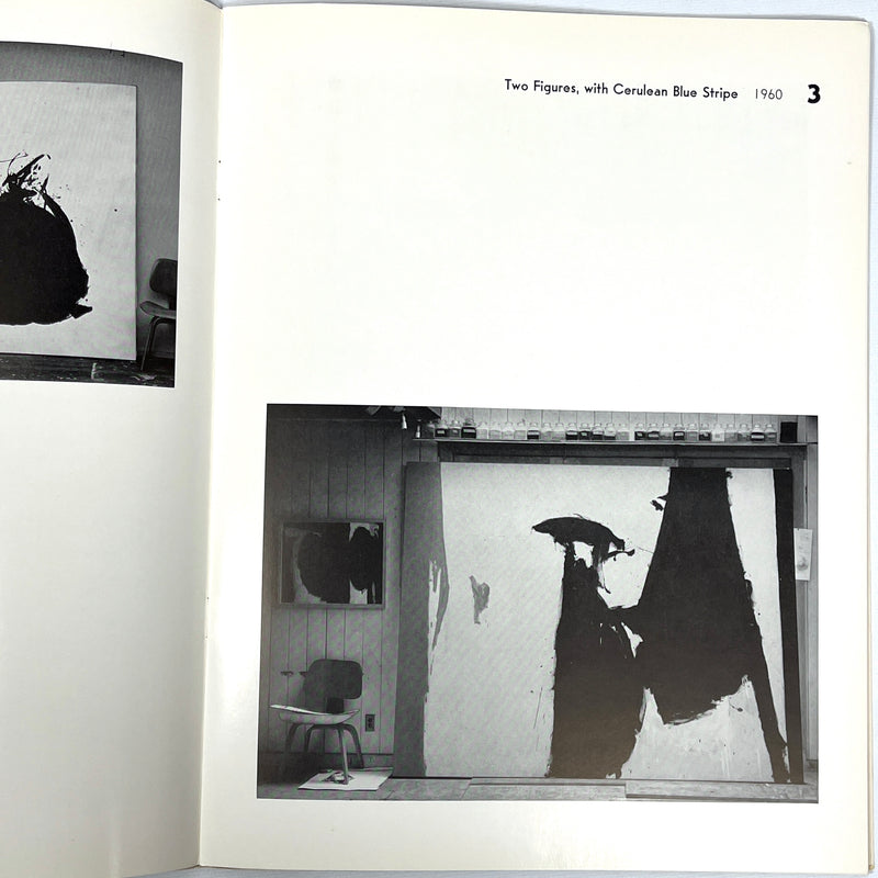 Robert Motherwell, Sidney Janis Gallery, RARE, 1961 exhibit catalog, Very Good staplebound.