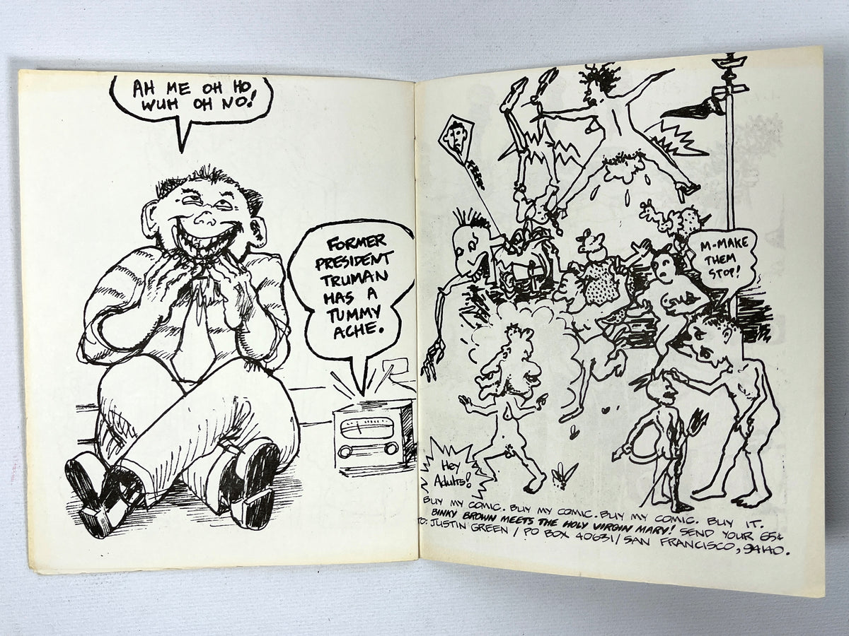 Justin Green's Spare Comic?, 1972, Near Fine staplebound.