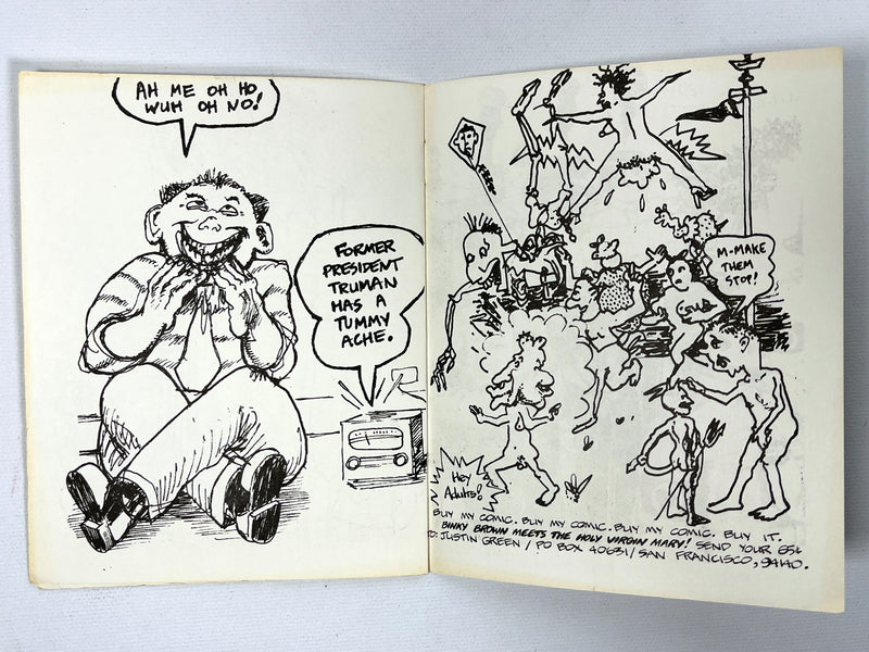Justin Green's Spare Comic?, 1972, Near Fine staplebound.