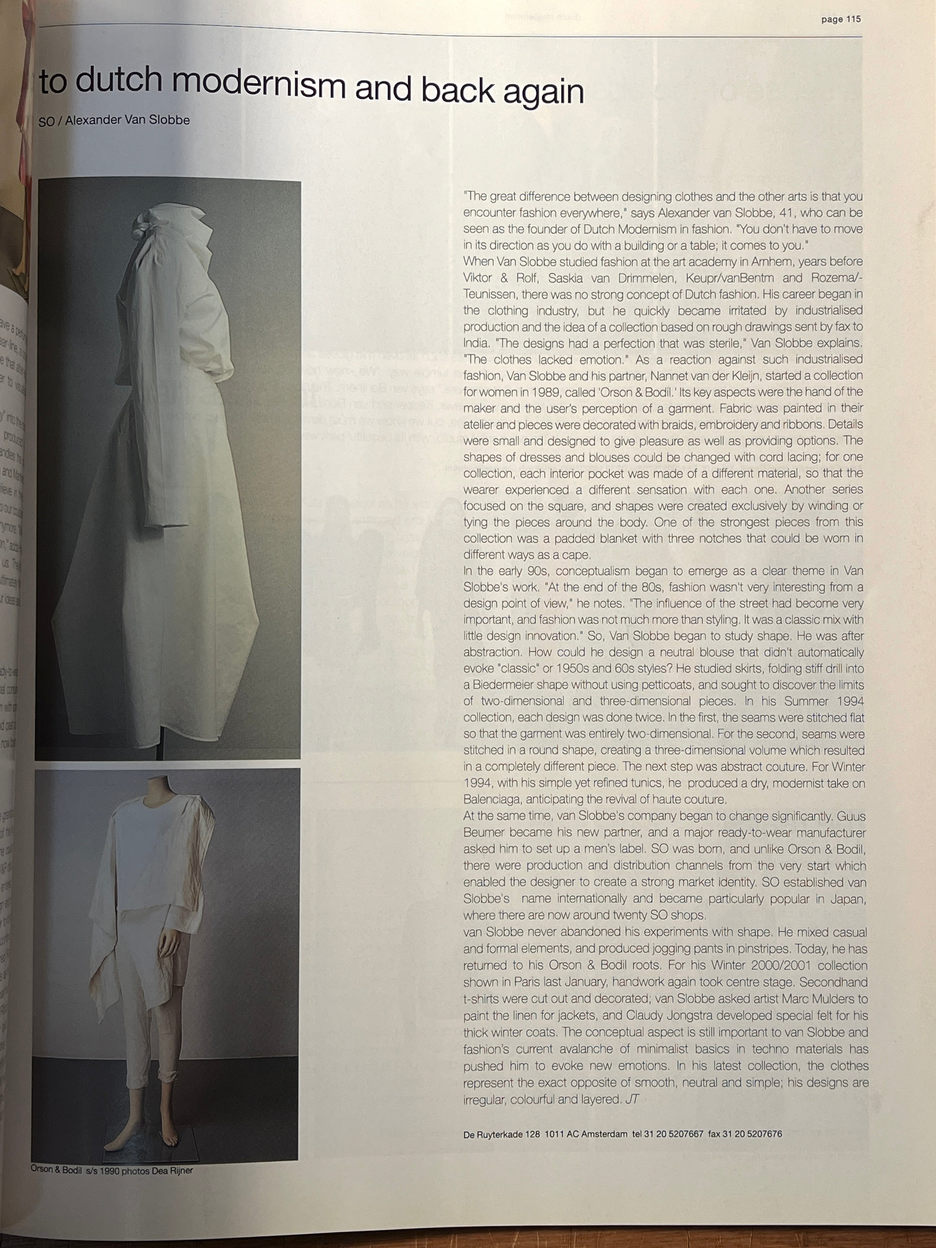 DUTCH (July/August 2000), Art View, 1998, Magazine, Dutch Fashion