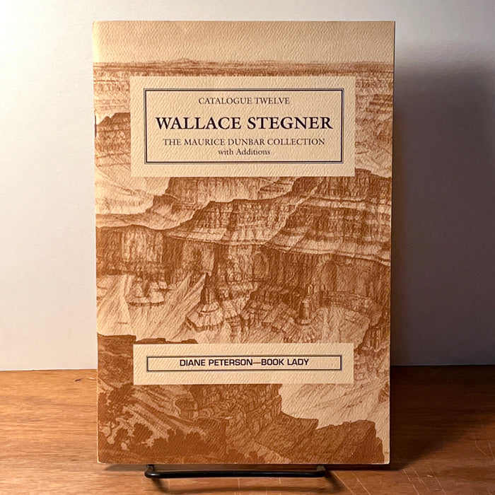 Wallace Stegner, The Maurice Dunbar Collection, Diane Peterson, 1992, NF SC