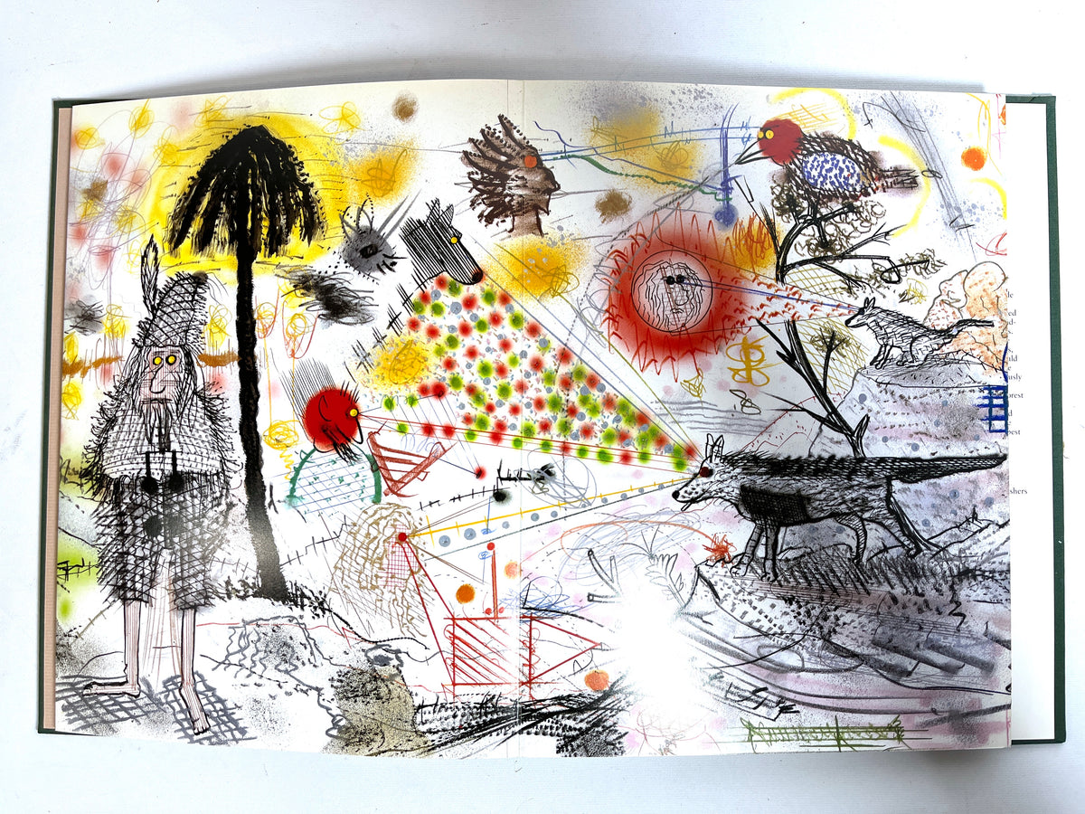 A Journey to the Far Canine Range ..., Roy De Forest, SIGNED w/sketch to Robert Bechtle