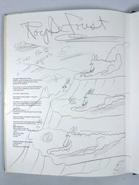 A Journey to the Far Canine Range ..., Roy De Forest, SIGNED w/sketch to Robert Bechtle