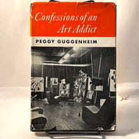 Confessions of an Art Addict, 1st Ed., 1960, HC, VG, w/DJ.