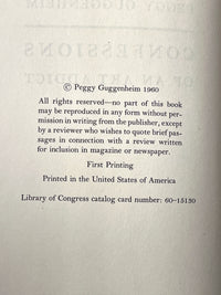 Confessions of an Art Addict, 1st Ed., 1960, HC, VG, w/DJ.