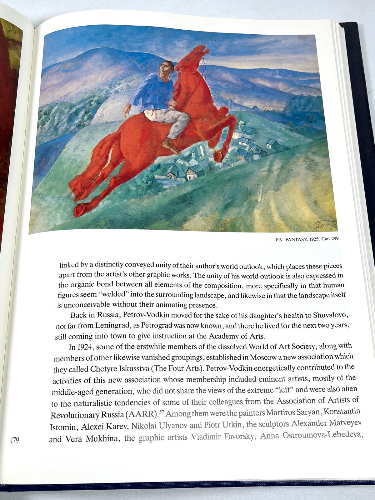 Kuzma Petrov-Vodkin, Aurora Art Publishers, 1986, Very Good hardcover w/dust jacket