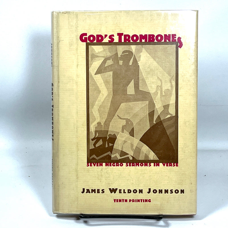 God’s Trombones, James Weldon Johnson, 1927, Near Fine HC, Good DJ