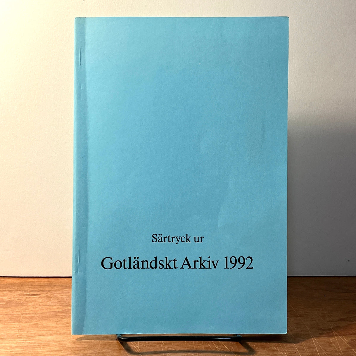 Gotländskt Arkiv 1992: Tyra Lundgren, Marika Bogren exhibit catalog, Very Good softcover