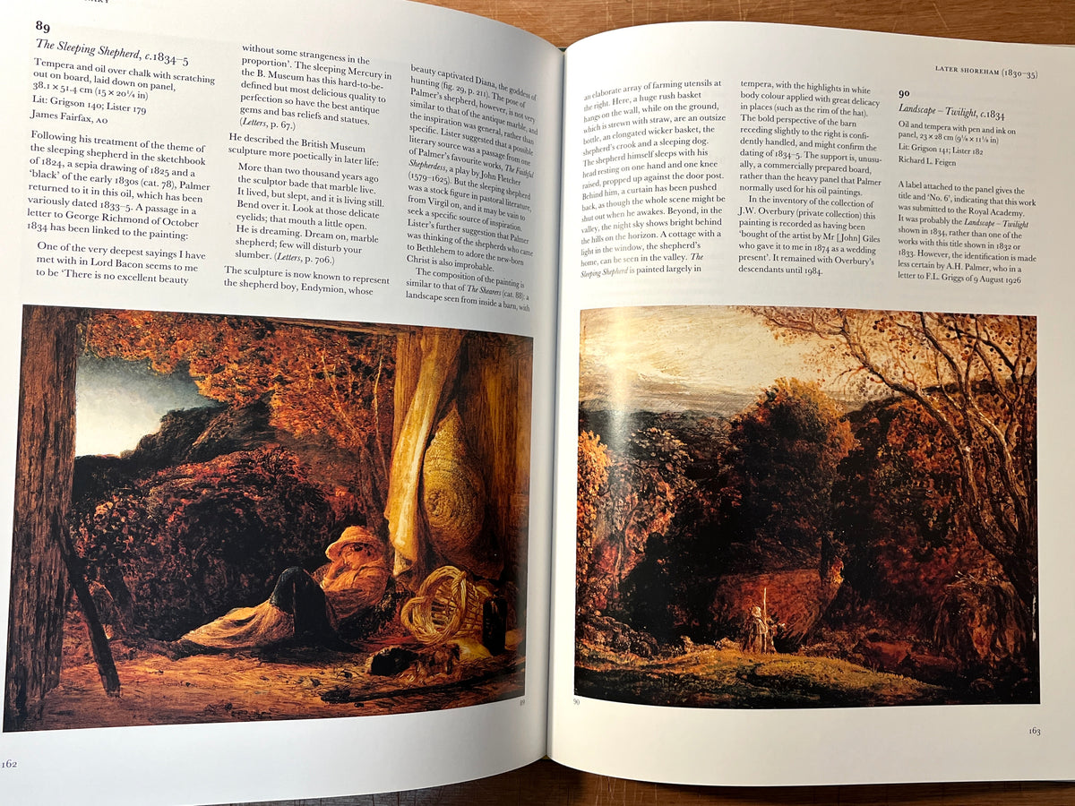 Samuel Palmer (1805-1881): Vision and Landscape, Lund Humphries, 2005, HC, NF.