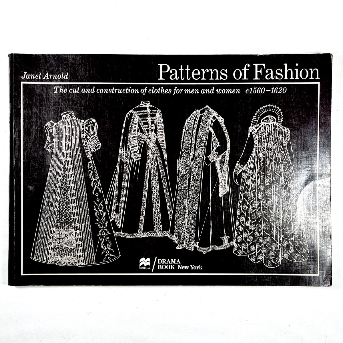 Patterns of Fashion, Janet Arnold, MacMillan, 1985, Very Good softcover