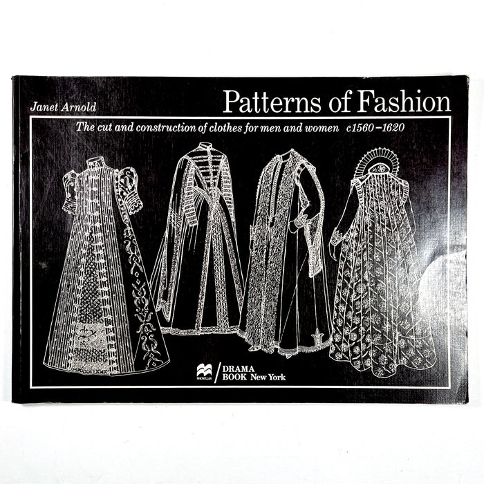 Patterns of Fashion, Janet Arnold, MacMillan, 1985, Very Good softcover