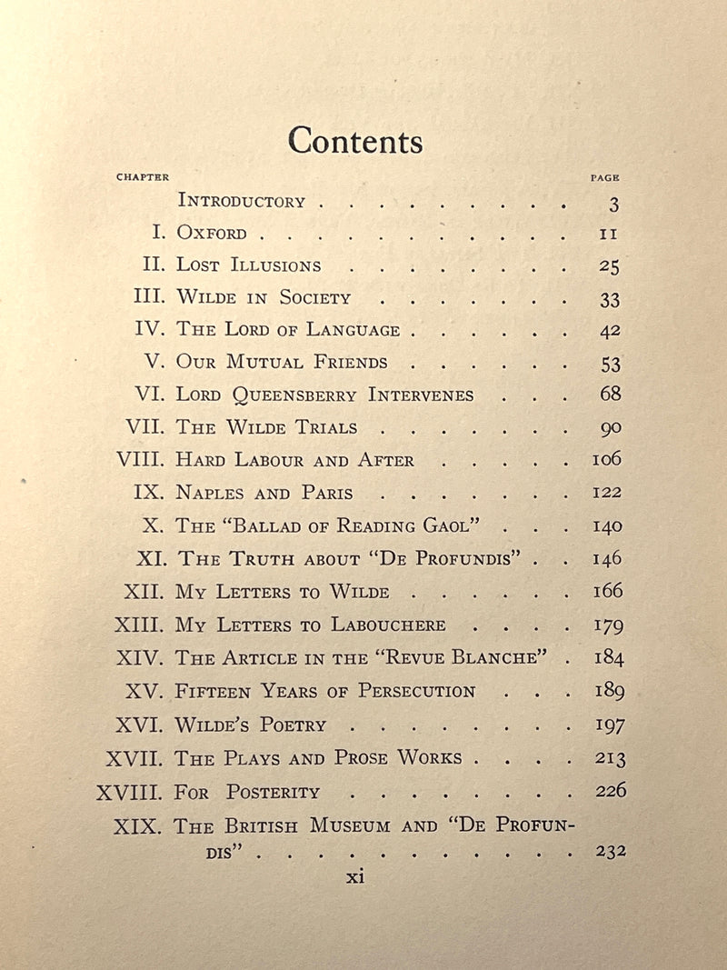 Oscar Wilde and Myself, Lord Alfred Douglas, Duffield & Company, 1914, HC, VG.