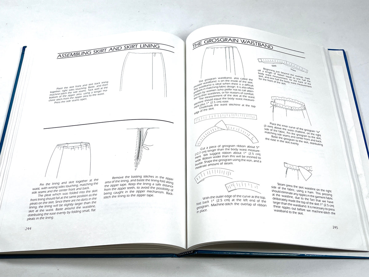 Classic Tailoring Techniques: A Construction Guide for Women’s Wear, 3rd Print, 1989, VG HC