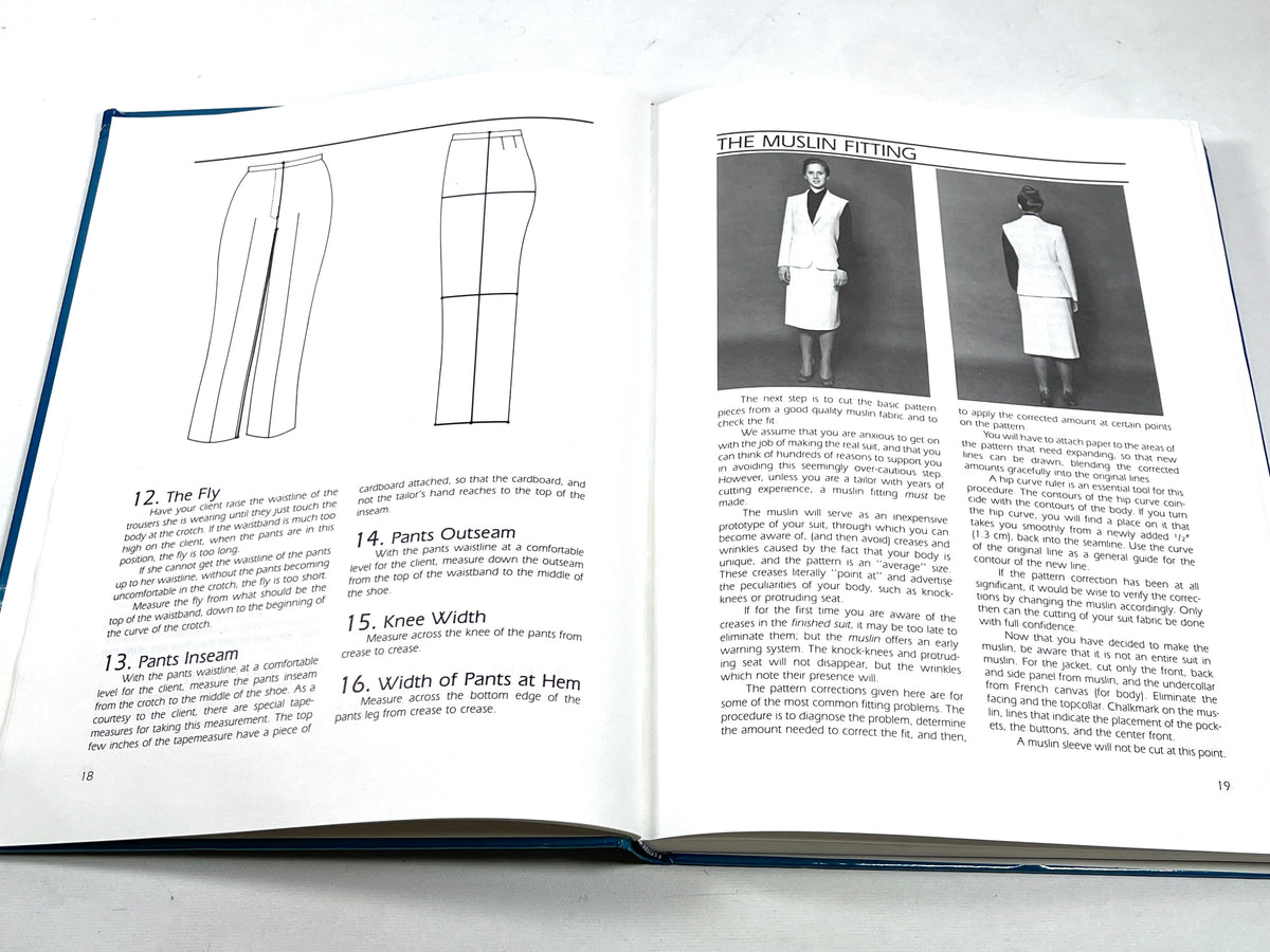 Classic Tailoring Techniques: A Construction Guide for Women’s Wear, 3rd Print, 1989, VG HC