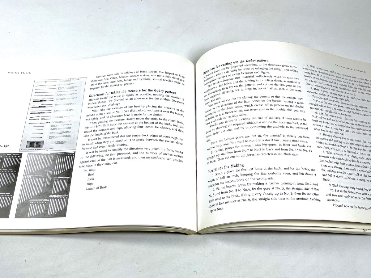 Waisted Efforts: An Illustrated Guide to Corset Making, 1997, SIGNED, Very Good softcover