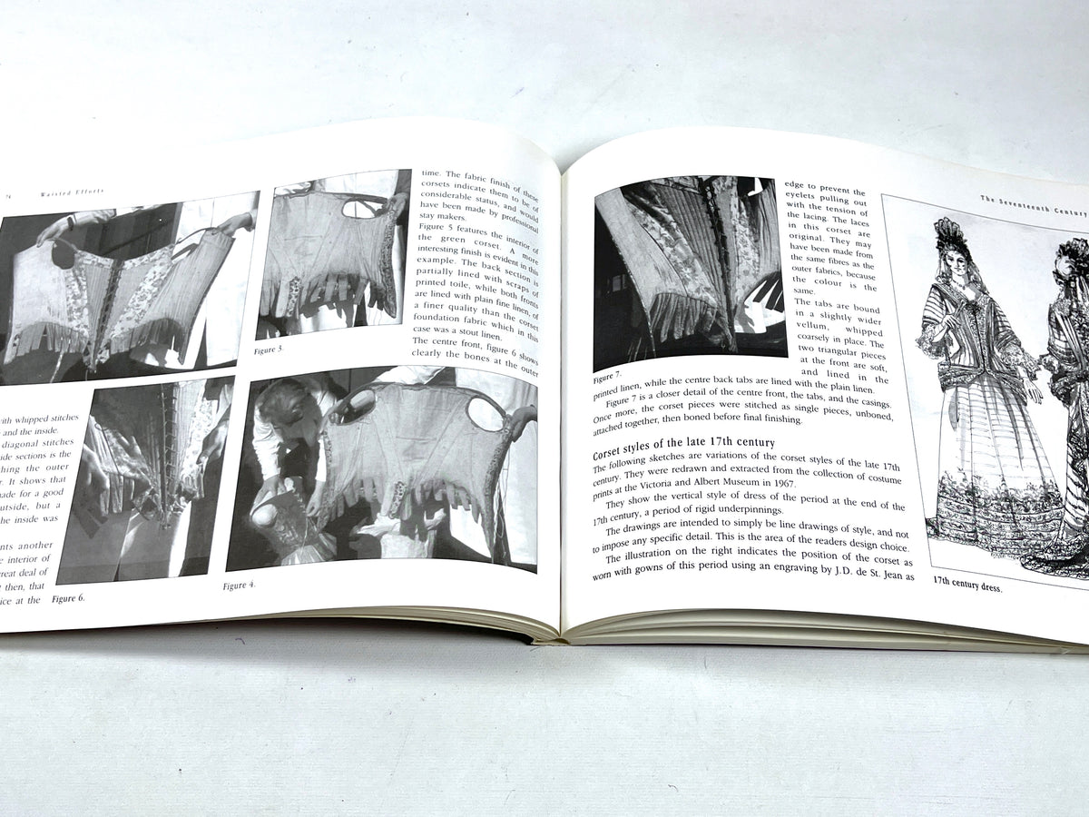 Waisted Efforts: An Illustrated Guide to Corset Making, 1997, SIGNED, Very Good softcover
