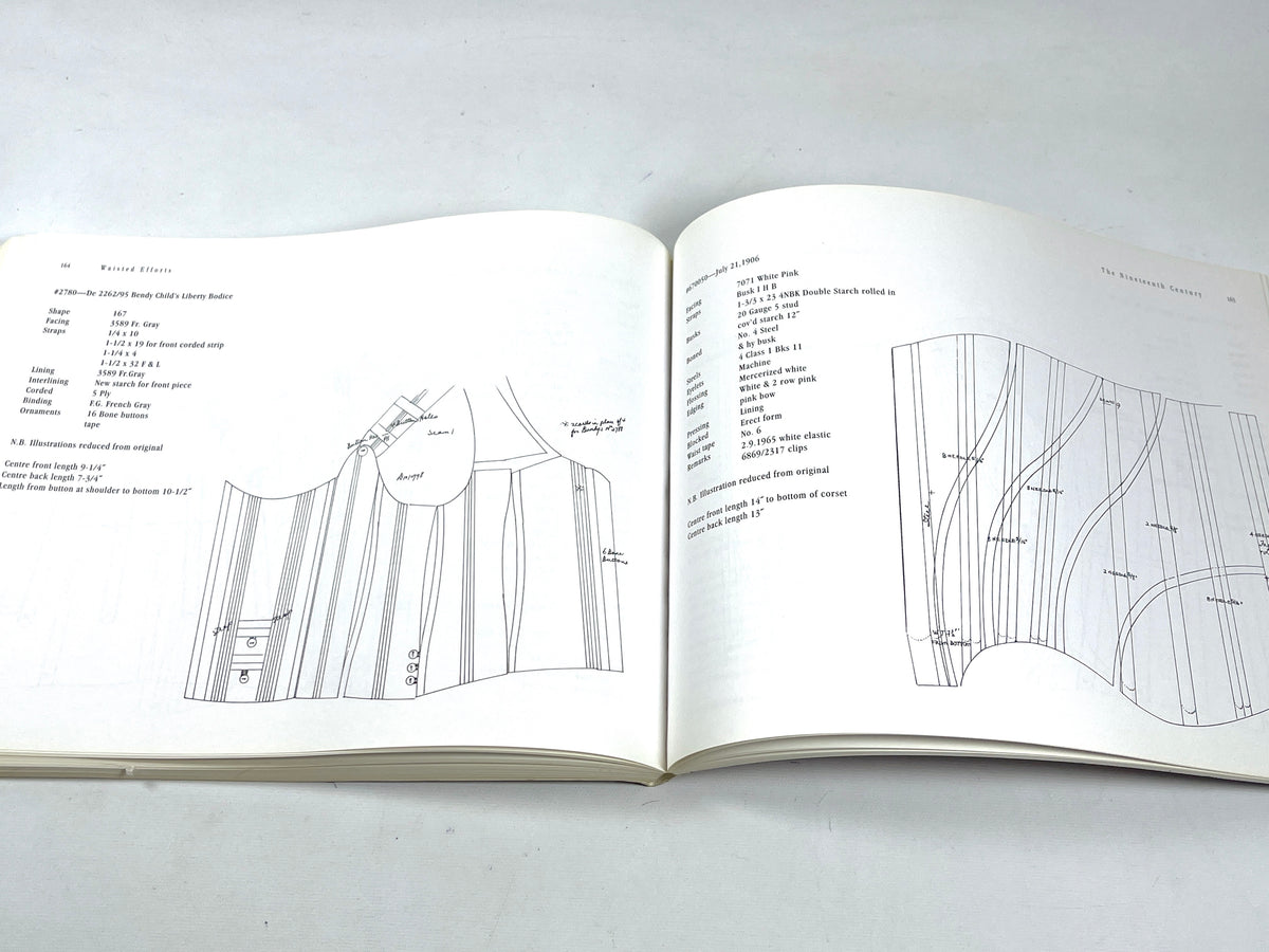 Waisted Efforts: An Illustrated Guide to Corset Making, 1997, SIGNED, Very Good softcover