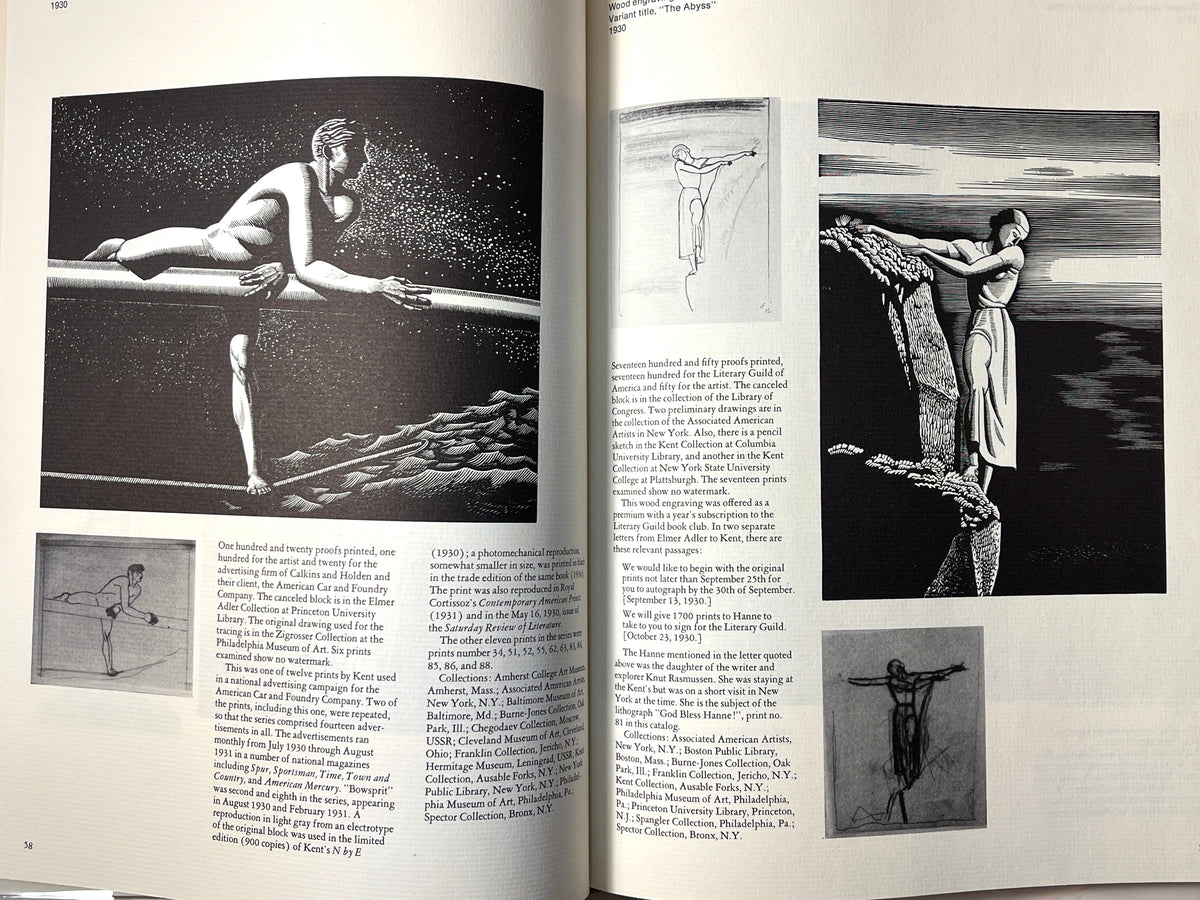 The Prints of Rockwell Kent: A Catalogue Raisonné, Dan Burne Jones, 1975, NF HC