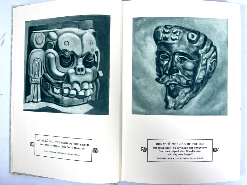 Popol Vuh, The Book of the People, illust Everett Gee Jackson, Limited Editions Club, 1954