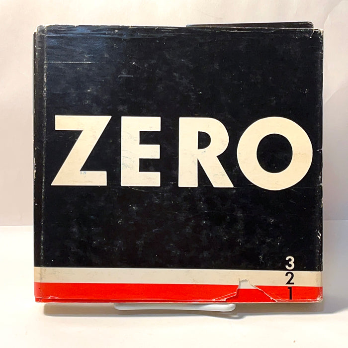 Zero 1, 2, 3. Otto Piene and Heinz Mack.  Cambridge. MIT PRESS. 1973. Good Hardcover