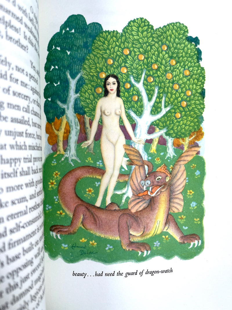 Comus, John Milton, Henry Lawes, Edmund Dulac, 1954, Limited Editions Club
