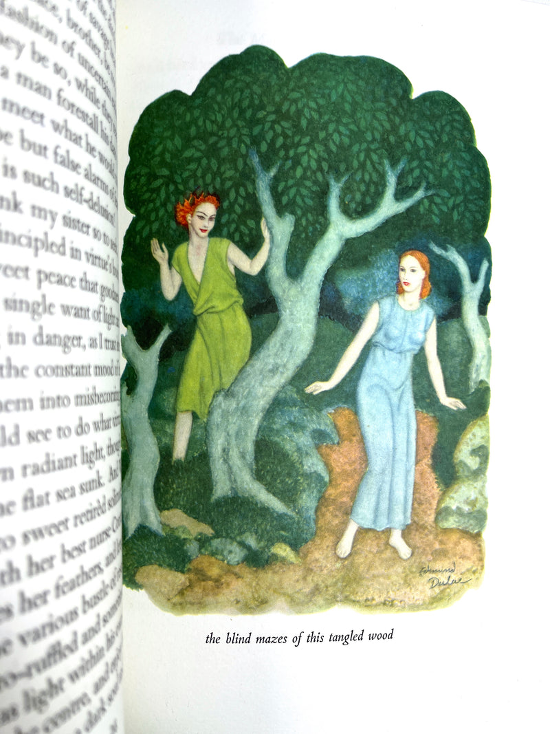 Comus, John Milton, Henry Lawes, Edmund Dulac, 1954, Limited Editions Club