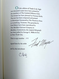 Tender Is the Night, F. Scott Fitzgerald, Fred Meyer, SIGNED, Limited Editions Club