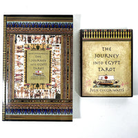 The Journey into Egypt Tarot Guidebook and Deck, Julie Cuccia-Watts, First Edition