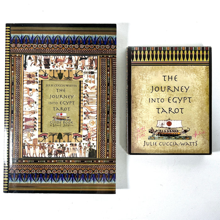The Journey into Egypt Tarot Guidebook and Deck, Julie Cuccia-Watts, First Edition