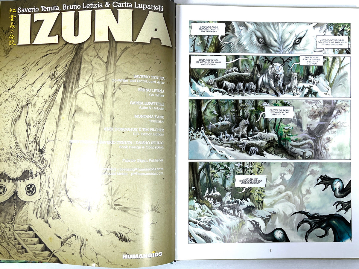 Izuna, Saverio Tenuta, Bruno Letizia, Carita Lupattelli, 2015, Book 1, Fine HC