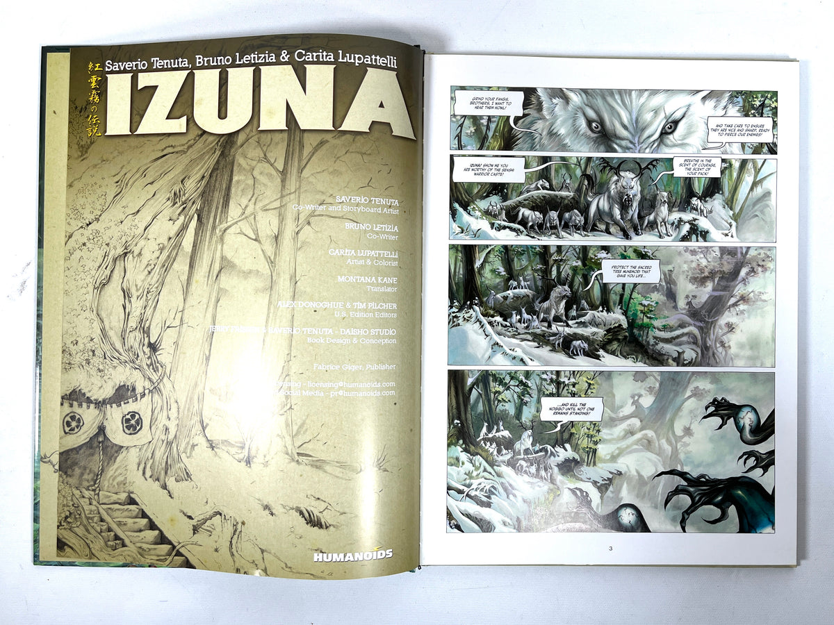Izuna, Saverio Tenuta, Bruno Letizia, Carita Lupattelli, 2015, Book 1, Fine HC