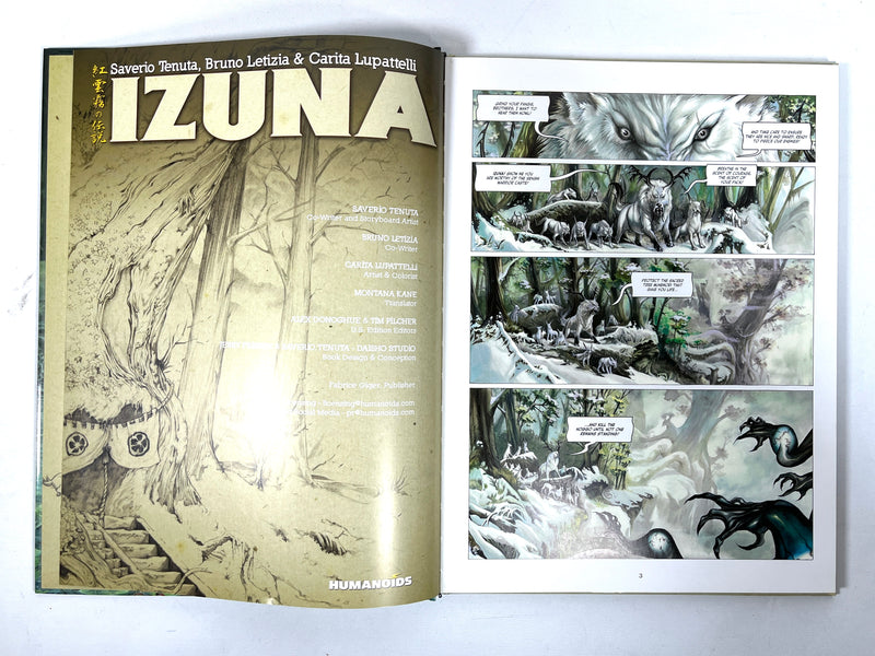 Izuna, Saverio Tenuta, Bruno Letizia, Carita Lupattelli, 2015, Book 1, Fine HC