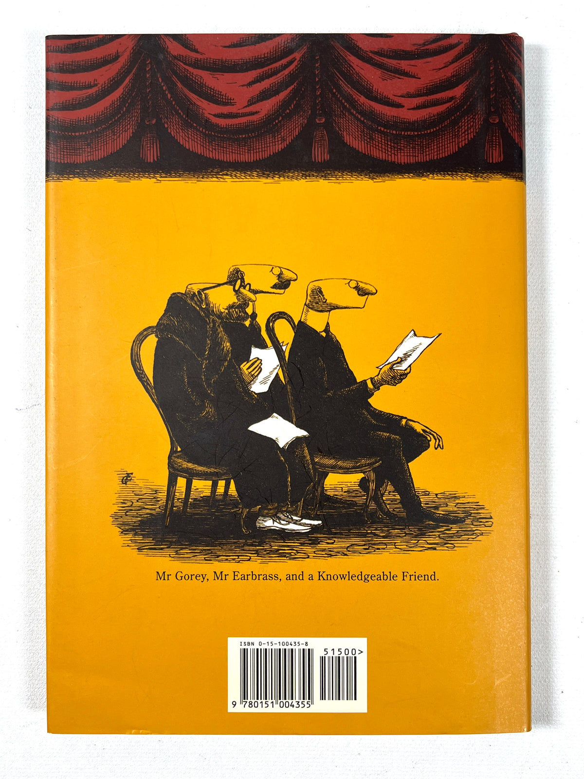 The Unstrung Harp, Edward Gorey, Harcourt Brace, 1999, Fine hardcover
