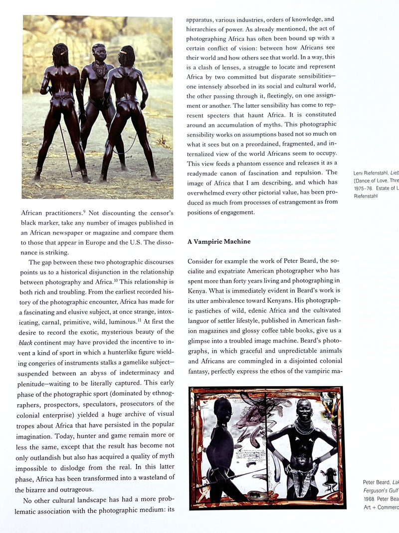 Snap Judgments: New Positions in Contemporary African Photography, 1st Ed., 2006, Near Fine HC w/DJ.
