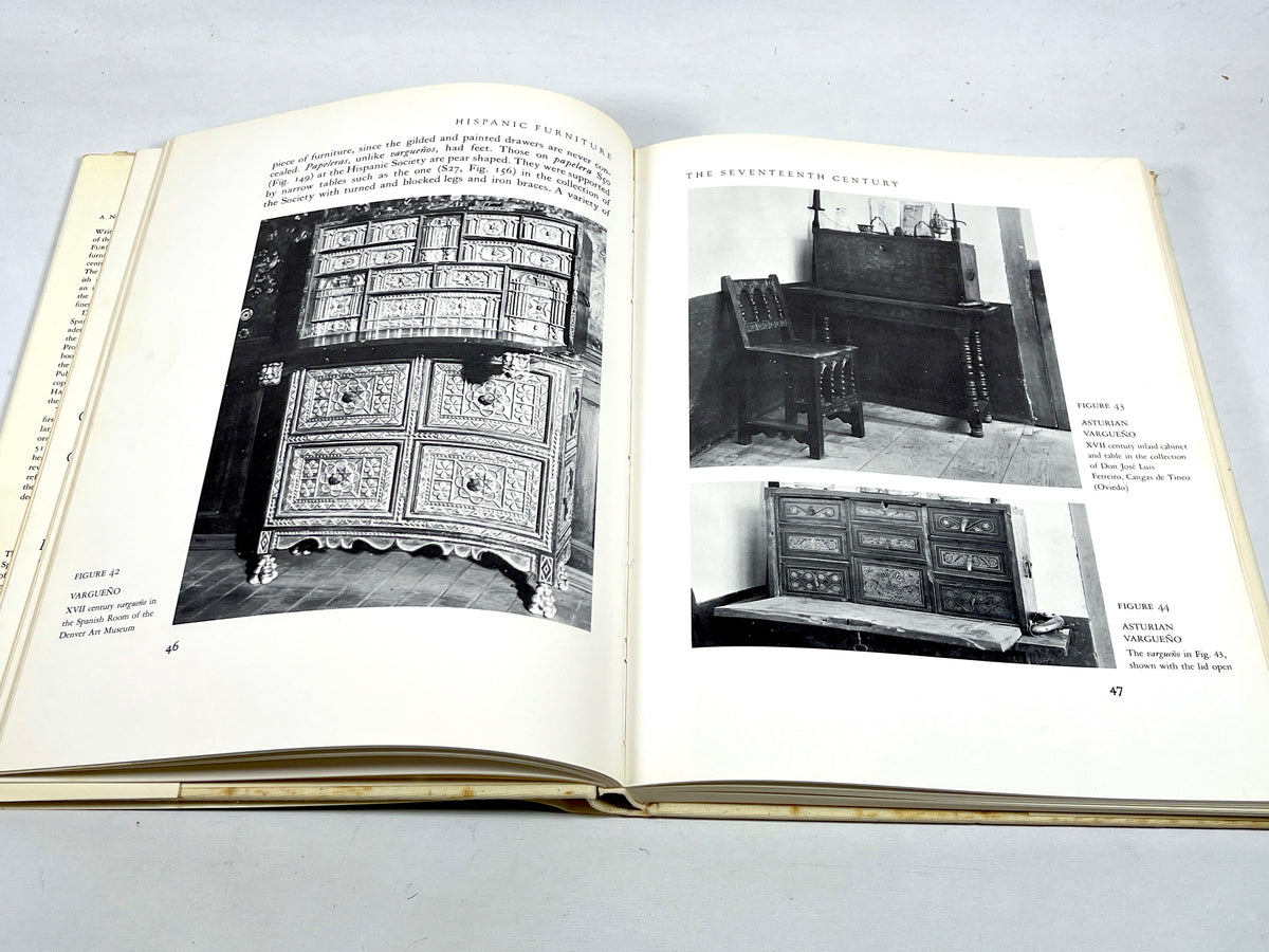 Hispanic Furniture, The Archive Press, 2nd Edition, 1964, Very Good hardcover w/DJ